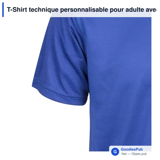 T-Shirt technique personnalisable pour adulte avec logo - Tecnic Rox - Image 5