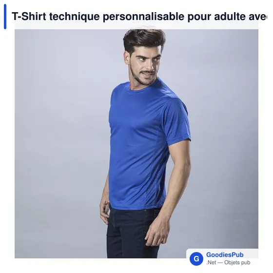 T-Shirt technique personnalisable pour adulte avec logo - Tecnic Rox - Image 7