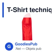 T-Shirt technique personnalisable pour adulte avec logo - Tecnic Rox - Miniature 8