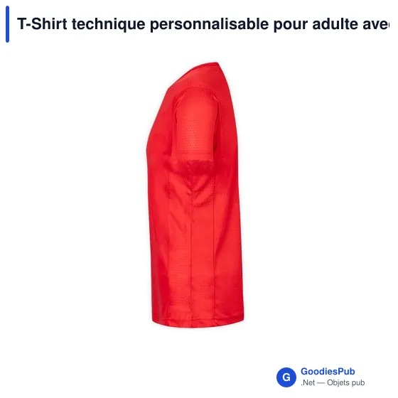T-Shirt technique personnalisable pour adulte avec logo - Tecnic Rox - Image 8