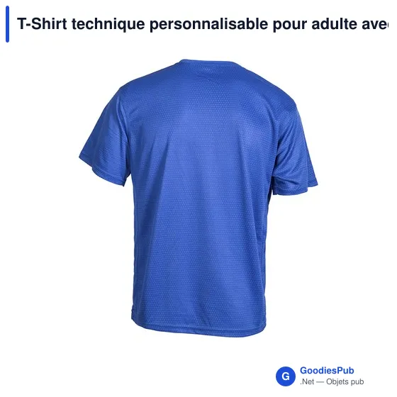 T-Shirt technique personnalisable pour adulte avec logo - Tecnic Rox - Image 9