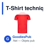 T-Shirt technique personnalisable pour adulte avec logo - Tecnic Rox - Miniature 10