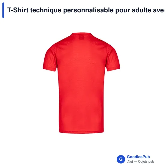 T-Shirt technique personnalisable pour adulte avec logo - Tecnic Rox - Image 10
