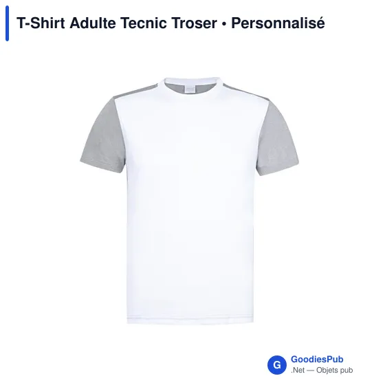 T-shirt technique personnalisable avec logo pour entreprise - Image 3
