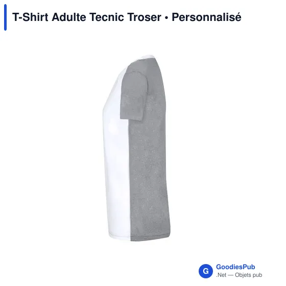 T-shirt technique personnalisable avec logo pour entreprise - Image 5