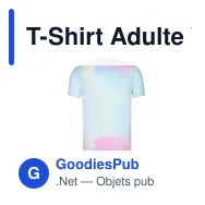 T-Shirt Adulte Vega - Miniature 4