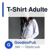 T-Shirt Adulte Yuk - Miniature 2