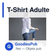 T-Shirt Adulte Yuk - Miniature 11