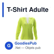 T-Shirt Adulte Yuk - Miniature 8