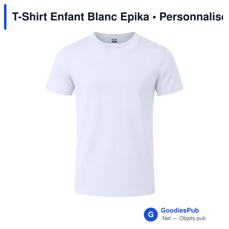 T-Shirt Enfant Blanc Epika