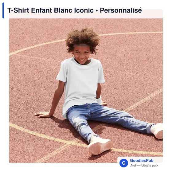 T-shirt personnalisable pour entreprise avec logo - Iconic - Image 2