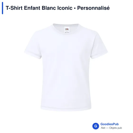 T-shirt personnalisable pour entreprise avec logo - Iconic - Image 6