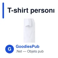 T-shirt personnalisable pour entreprise avec logo - Iconic - Miniature 9