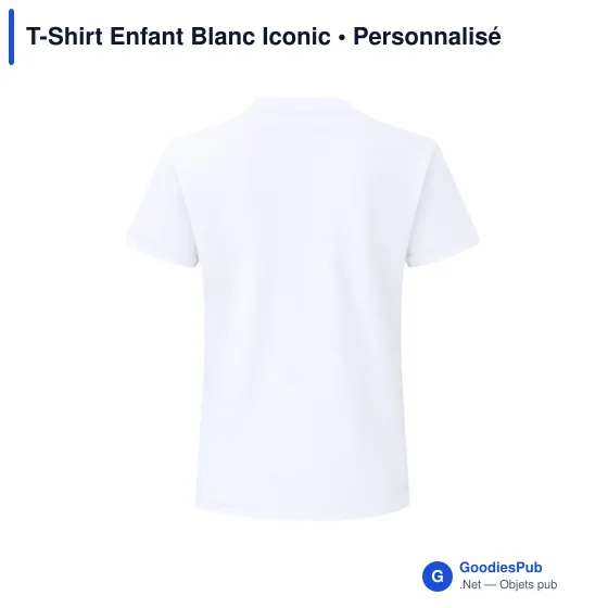 T-shirt personnalisable pour entreprise avec logo - Iconic - Image 10