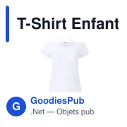 T-shirt personnalisable pour entreprise avec logo - Iconic - Miniature 1