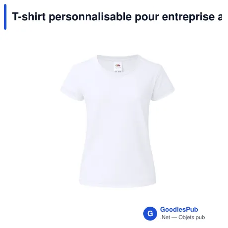 T-shirt personnalisable pour entreprise avec logo - Iconic
