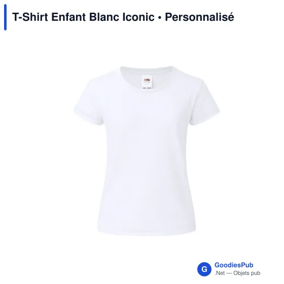 T-shirt personnalisable pour entreprise avec logo - Iconic - Image 11