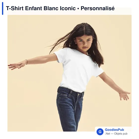 T-shirt personnalisable pour entreprise avec logo - Iconic - Image 12