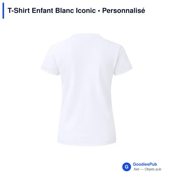 T-shirt personnalisable pour entreprise avec logo - Iconic - Image 9