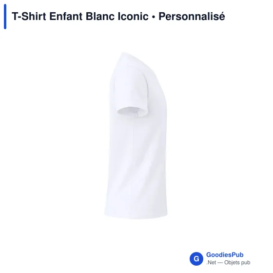 T-shirt personnalisable pour entreprise avec logo - Iconic - Image 10