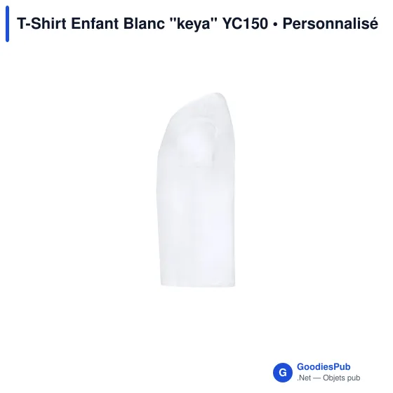 T-Shirt Enfant Blanc "keya" YC150 - Image 8