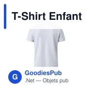 T-Shirt Enfant Blanc Seiyo - Miniature 3