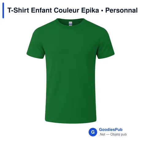 T-Shirt Enfant Couleur Epika