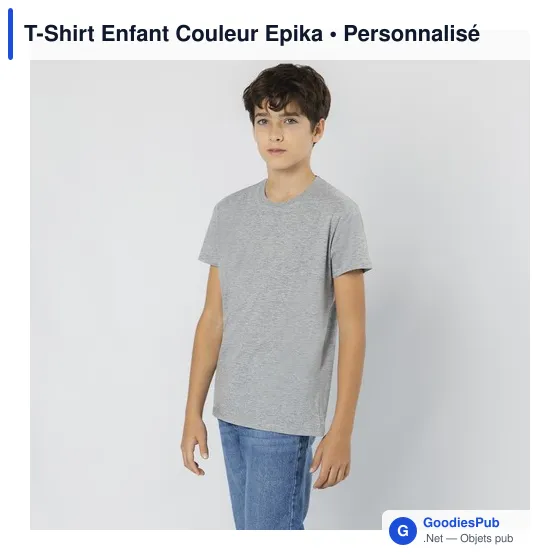 T-Shirt Enfant Couleur Epika - Image 9