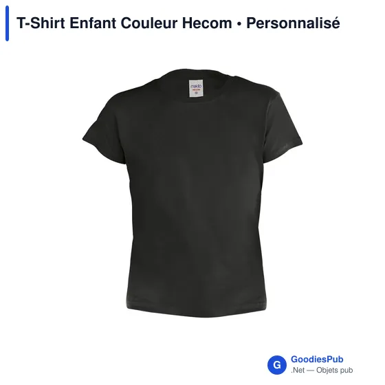 T-shirt personnalisé pour entreprise avec logo - modèle Hecom - Image 7