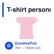 T-shirt personnalisable pour entreprise avec logo - Modèle Iconic - Miniature 5