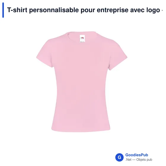 T-shirt personnalisable pour entreprise avec logo - Modèle Iconic - Image 5