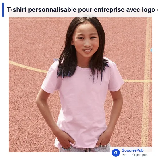 T-shirt personnalisable pour entreprise avec logo - Modèle Iconic - Image 6