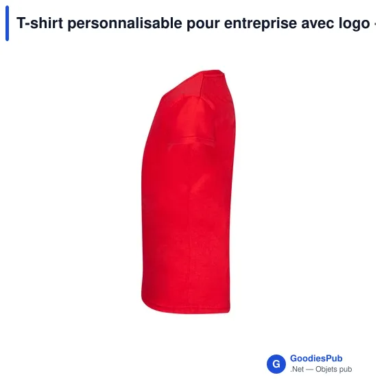 T-shirt personnalisable pour entreprise avec logo - Modèle Iconic - Image 8