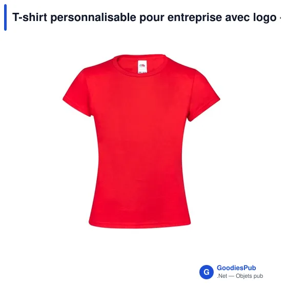 T-shirt personnalisable pour entreprise avec logo - Modèle Iconic - Image 9