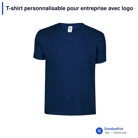 T-shirt personnalisable pour entreprise avec logo - Iconid - Image 11