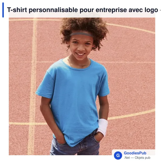 T-shirt personnalisable pour entreprise avec logo - Iconid - Image 12
