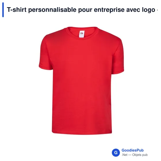 T-shirt personnalisable pour entreprise avec logo - Iconid - Image 3