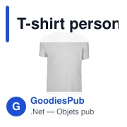 T-shirt personnalisable pour entreprise avec logo - Iconid - Miniature 6