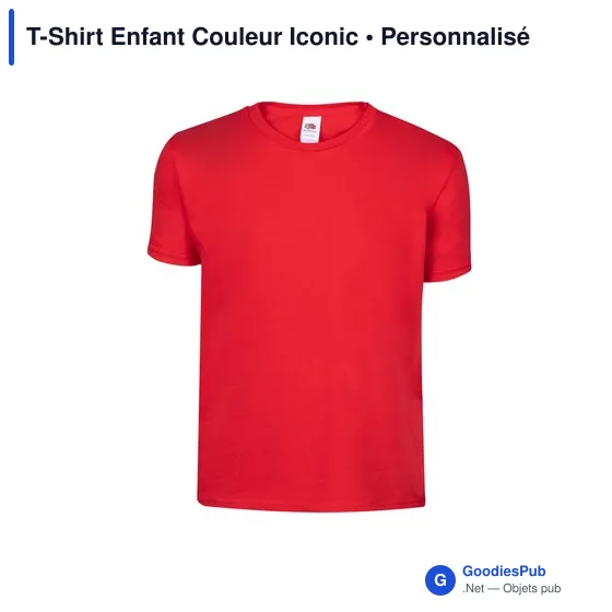 T-shirt personnalisable pour entreprise avec logo - Iconid - Image 8