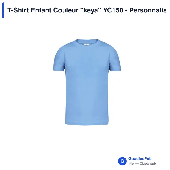 T-Shirt Enfant Couleur "keya" YC150 - Image 1