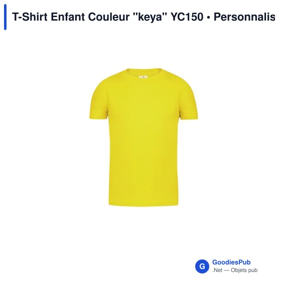 T-Shirt Enfant Couleur "keya" YC150 - Image 11