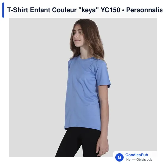 T-Shirt Enfant Couleur "keya" YC150 - Image 12