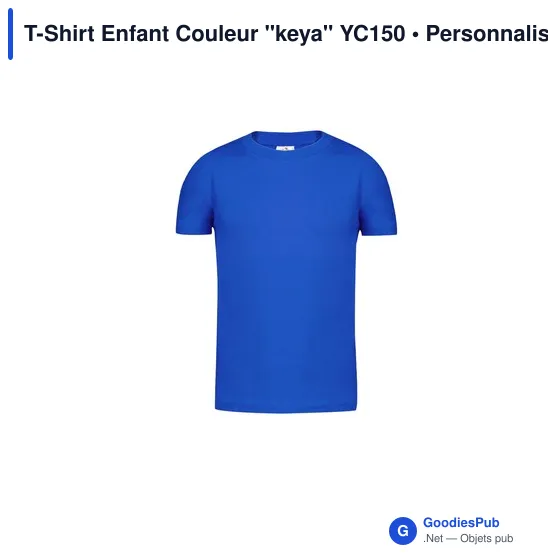 T-Shirt Enfant Couleur "keya" YC150 - Image 6