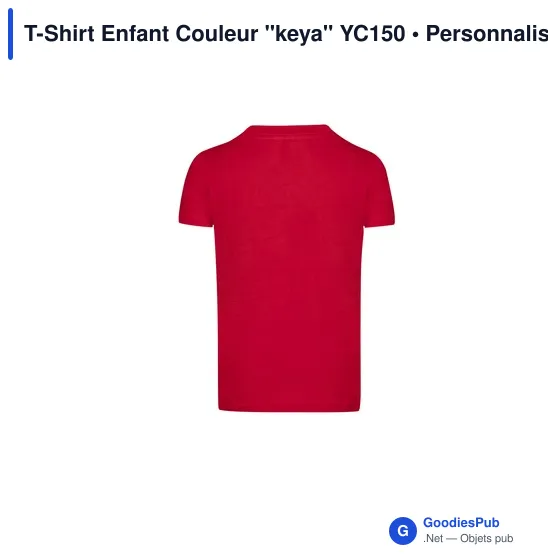 T-Shirt Enfant Couleur "keya" YC150 - Image 9