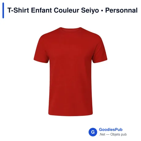 T-Shirt Enfant Couleur Seiyo