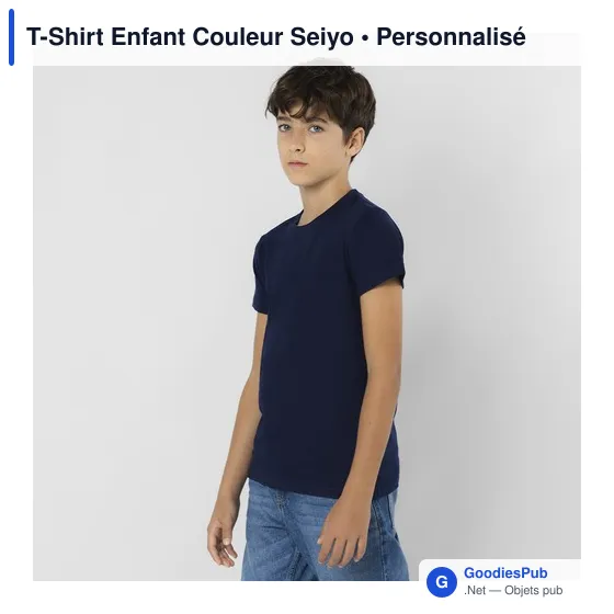 T-Shirt Enfant Couleur Seiyo - Image 8