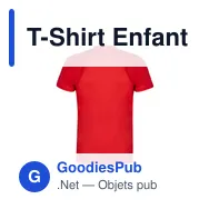 T-Shirt Enfant personnalisable Tecnic Plus avec logo - Miniature 10