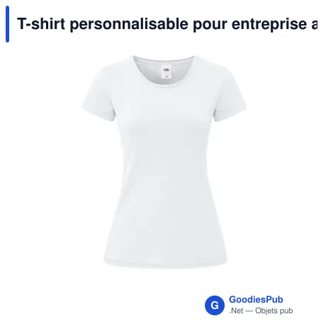T-shirt personnalisable pour entreprise avec logo - Iconic