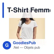 T-shirt personnalisable pour entreprise avec logo - Iconic V-Neck - Miniature 2