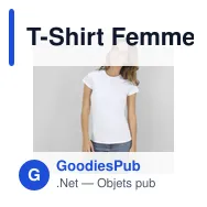 T-Shirt Femme Blanc "keya" WCS150 - Miniature 6